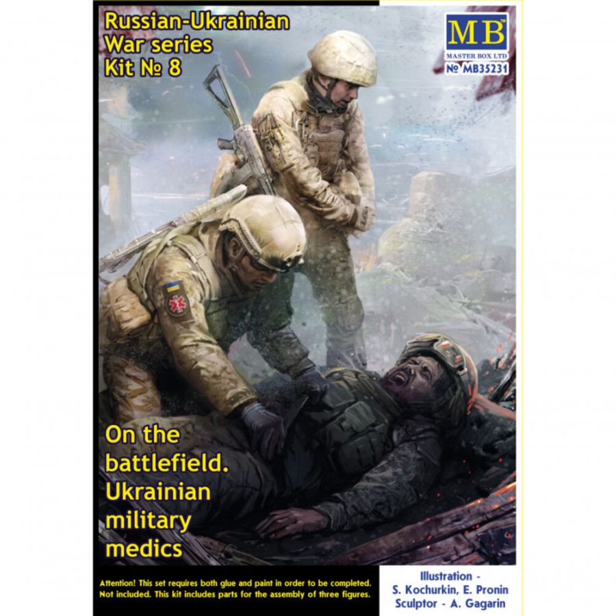 Master Box Ltd. MB35231 - 1:35 On the battlefield. Ukrainian military medics Russian-Ukrainian War series, kit ? 8 | Modellbau