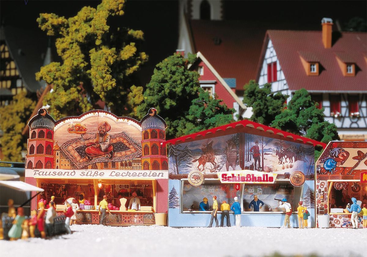 Faller N 242320 - 2 Kirmesbuden | Modellbahn | Modelleisenbahn