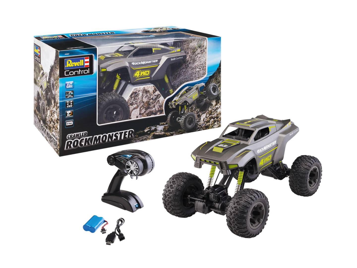 Revell 24462 - RC Crawler "Rock Monster" Revell Control Ferngesteuertes Auto