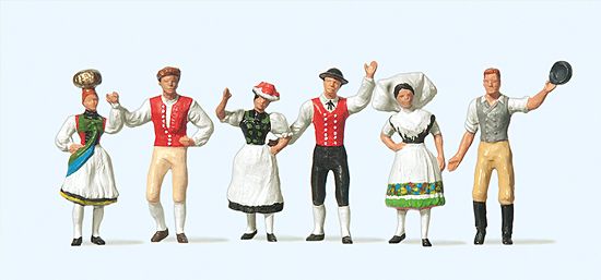 Preiser H0 (1:87) 24604 - H0 Volkstrachten | Modellbahn | Modelleisenbahn