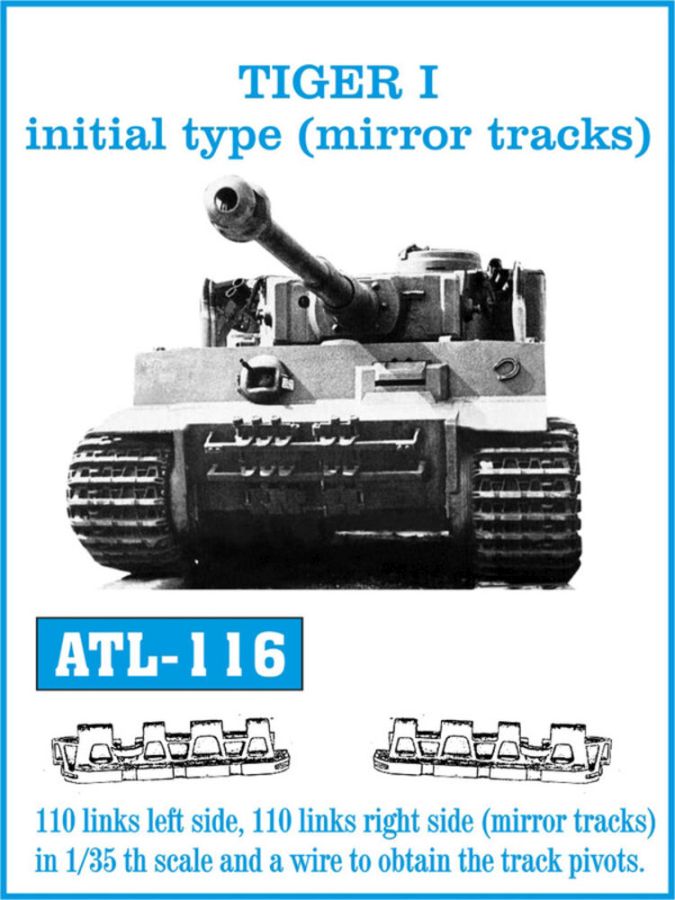 Friulmodel ATL-116 - Tracks for TIGER I initial type (mirror tracks) | Modellbau