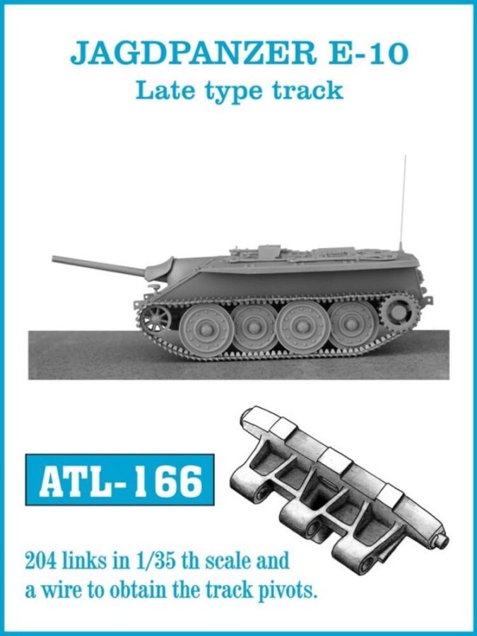 Friulmodel ATL-166 - Tracks for JAGDPANZER E-10 Late type track | Modellbau
