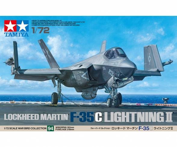 Tamiya 300060794 - 1:72 US F-35C Lightning II | Modellbau