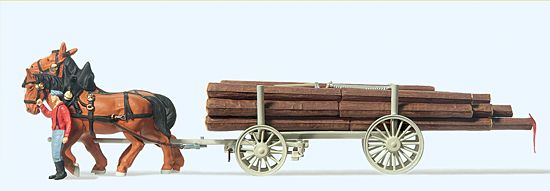 Preiser H0 (1:87) 30465 - H0 Langholzwagen | Modellbahn | Modelleisenbahn