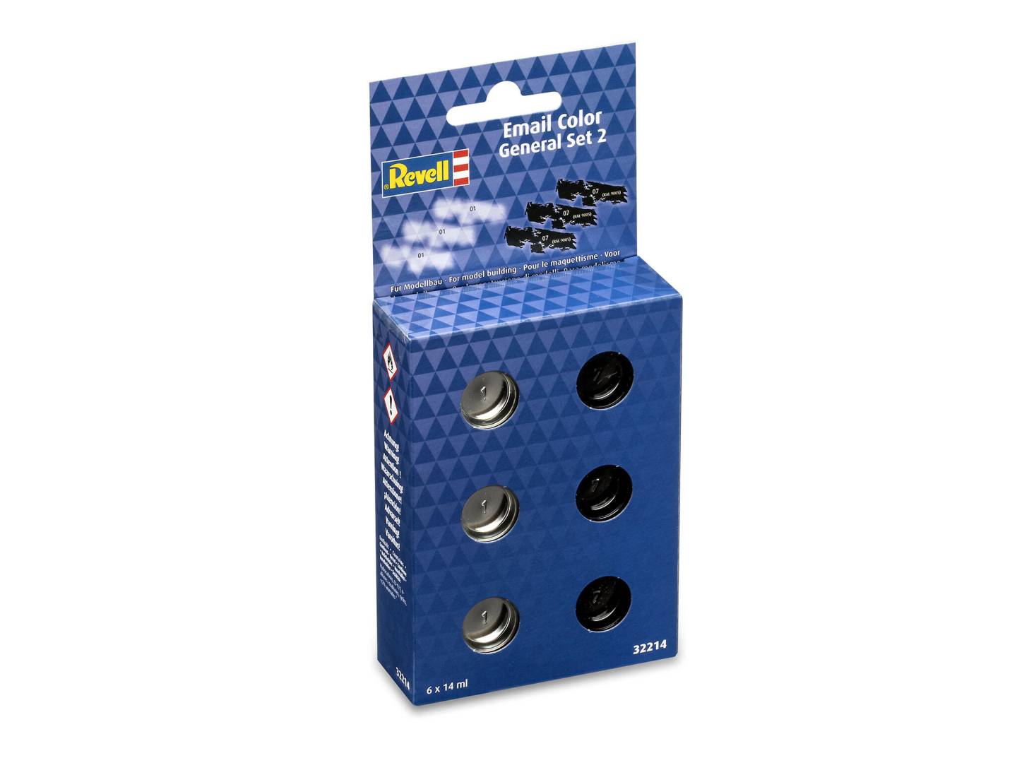 Revell 322149091 - Email Color - General Set 2 - Gloss (6x 14ml) Revell Modellbau-Farbe auf Kunstharzbasis | Modellbau