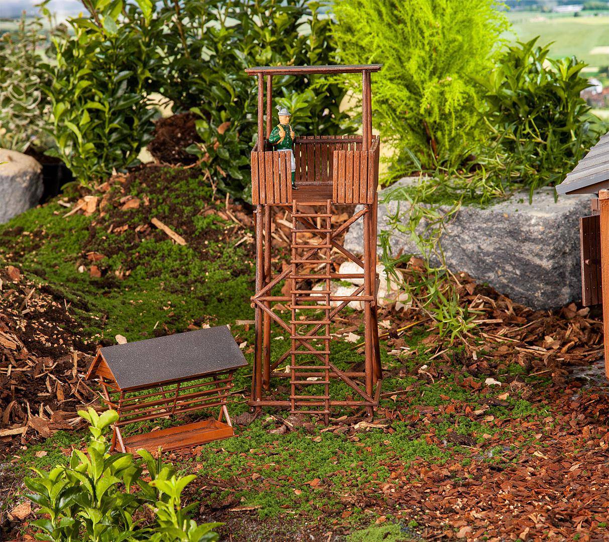 Pola G 331079 - Jägerhochsitz mit Futterkrippe | Modellbahn | Modelleisenbahn