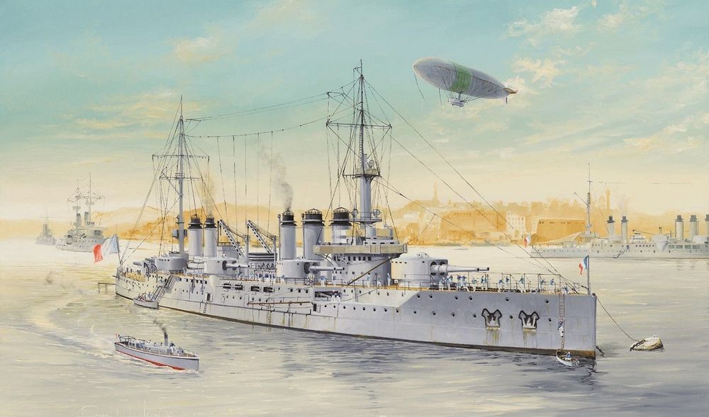 Hobby Boss 86504 - 1:350 French Navy Pre-Dreadnought Battleship Voltaire | Modellbau