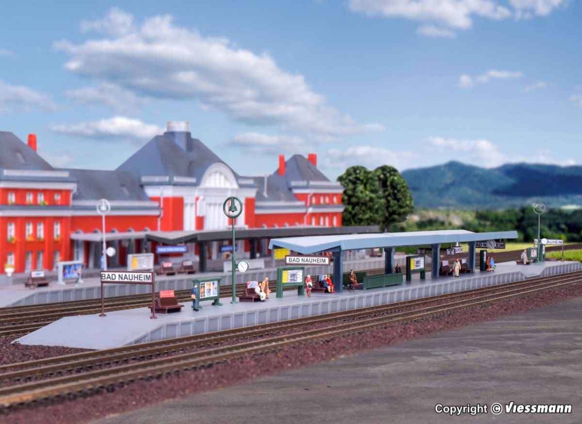 Kibri Z 36720 - Bahnsteig Bad Nauheim | Modellbahn | Modelleisenbahn