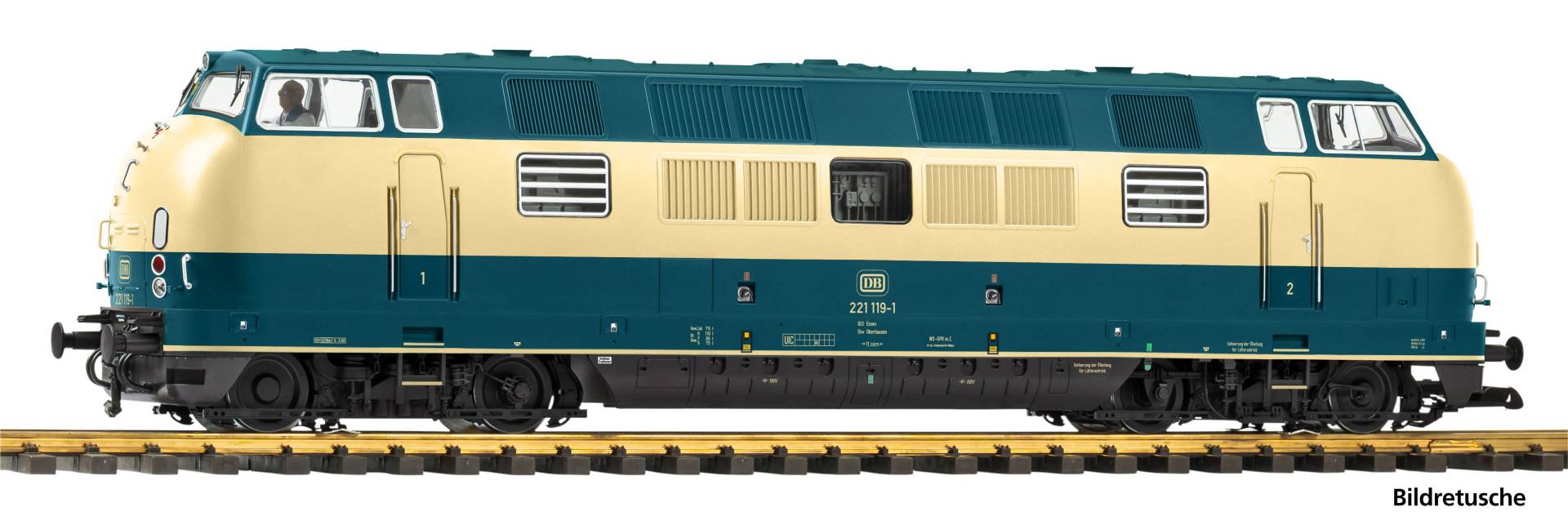 Piko G 37463 - Sound-Diesellokomotive BR 221 DB IV, inkl. PIKO Sound-Decoder | Modellbahn | Modelleisenbahn