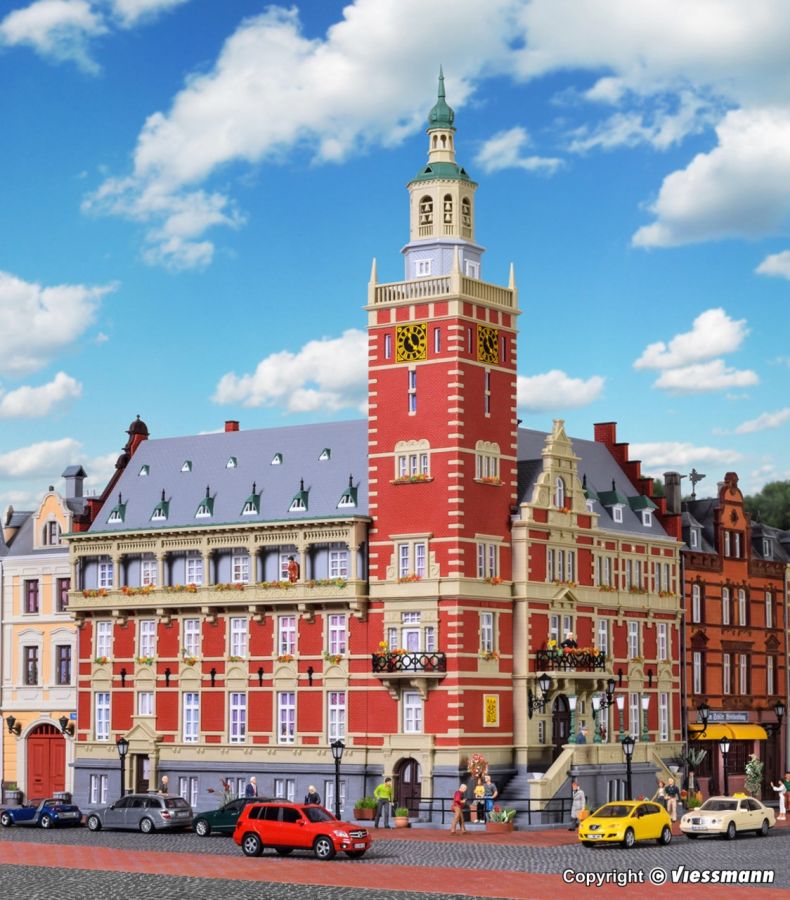 Kibri H0 (1:87) 38381 - Spur H0 Rathaus Leer | Modellbahn | Modelleisenbahn