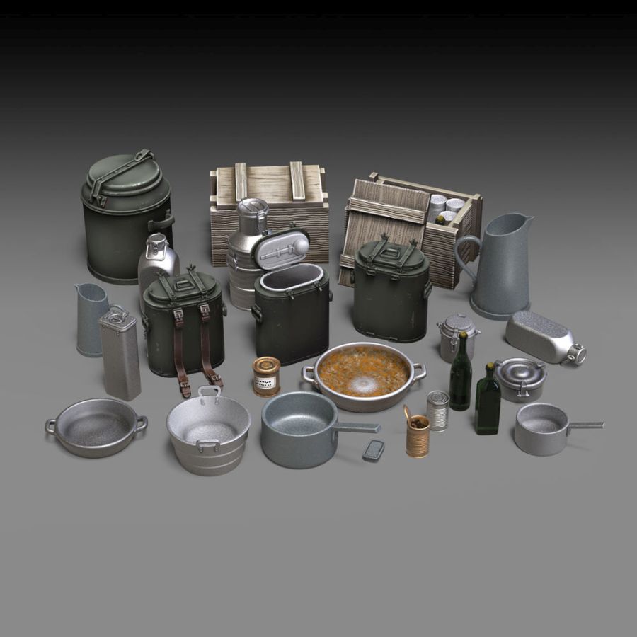 Royal Model RM875 - German field kitchen accessories | Modellbau