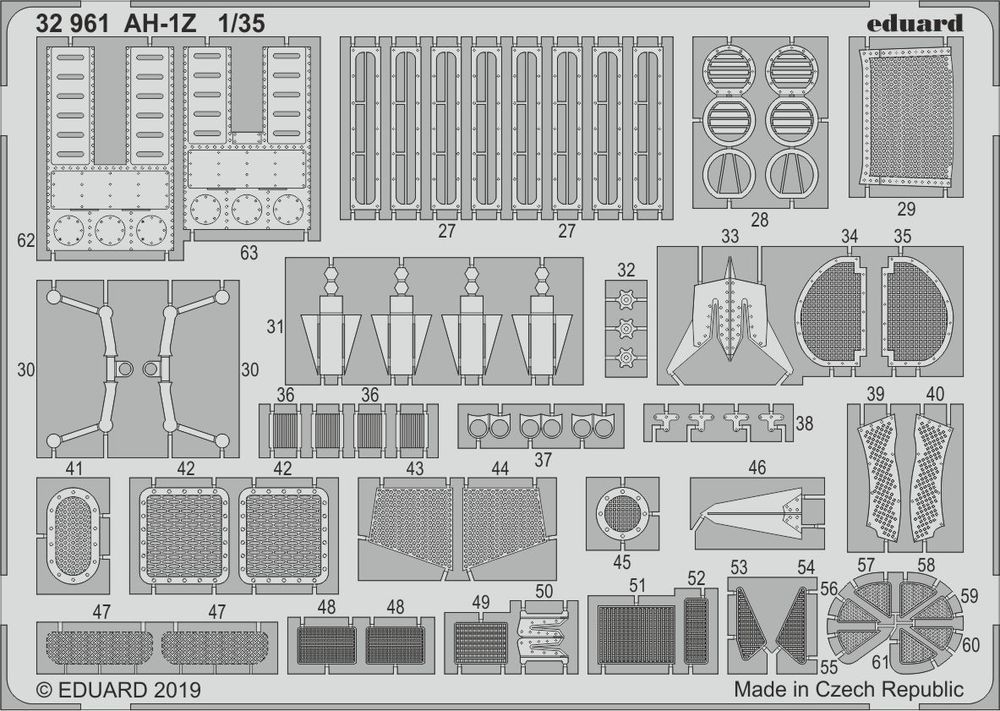 Eduard Accessories 32961 - AH-1Z for Academy in 1:35 | Modellbau