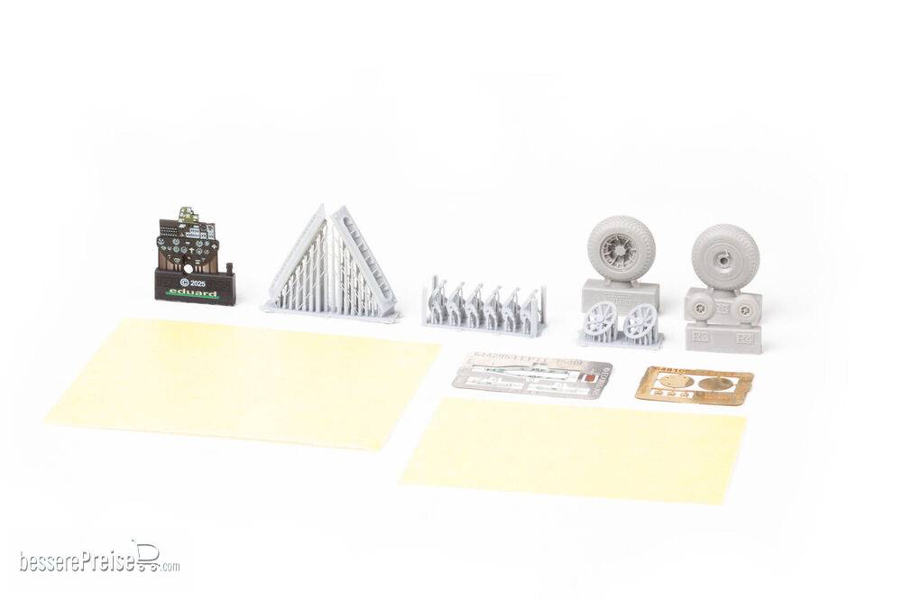 Eduard Accessories 644300 - P-40E w/ fishtail exhaust stacks LööKplus EDUARD | Modellbau