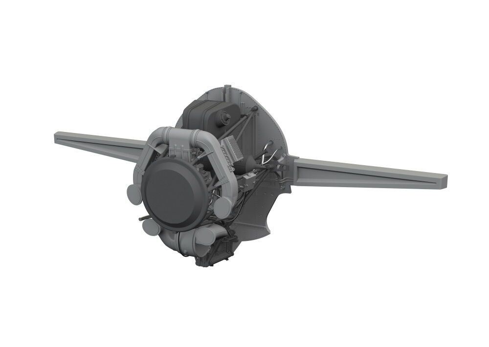 Eduard Accessories 648956 - 1/48 FM-2 wheel bay PRINT 1/48 | Modellbau