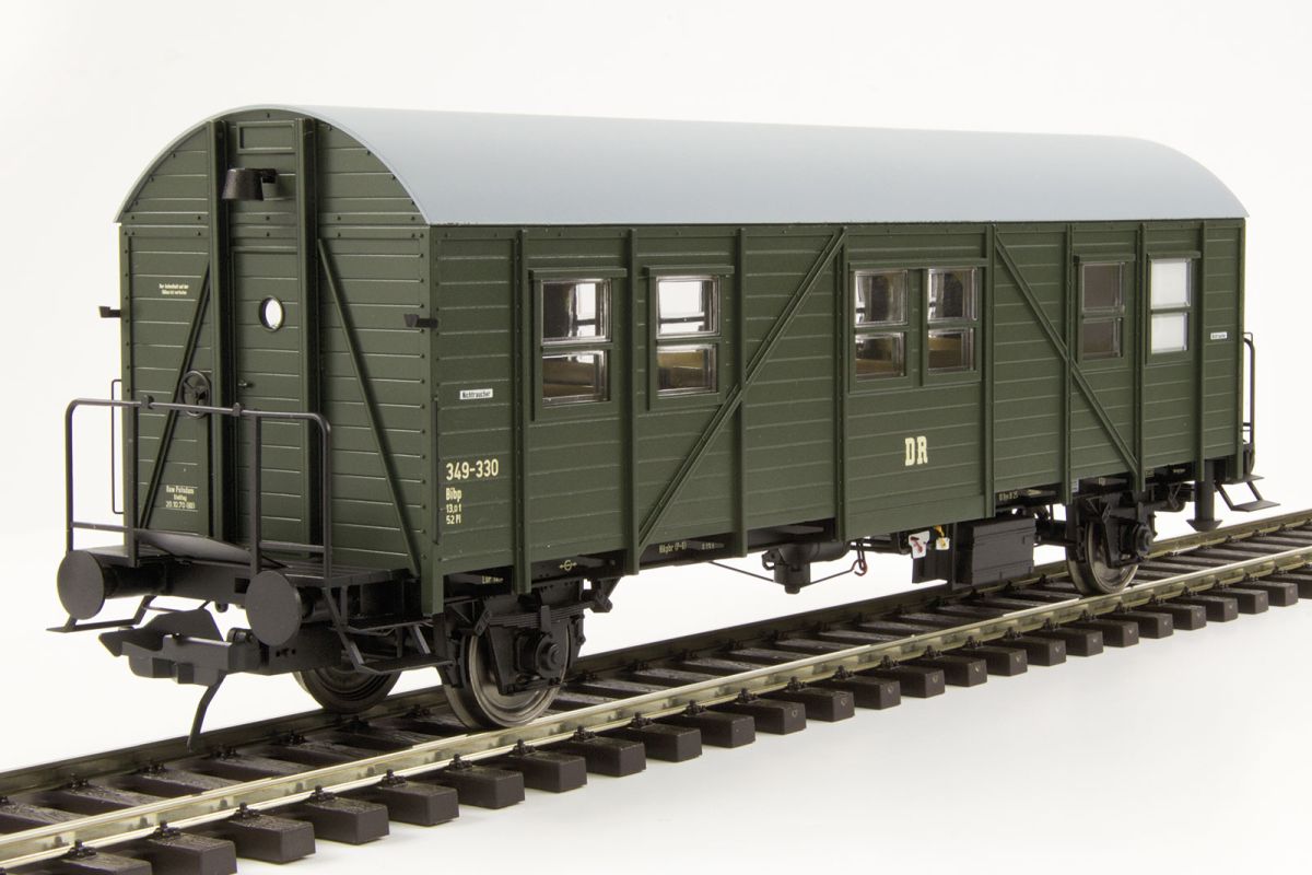 Lenz 0 41141-02 - Behelfspersonenwagen MBi 43, DR, Ep.3 | Modellbahn | Modelleisenbahn