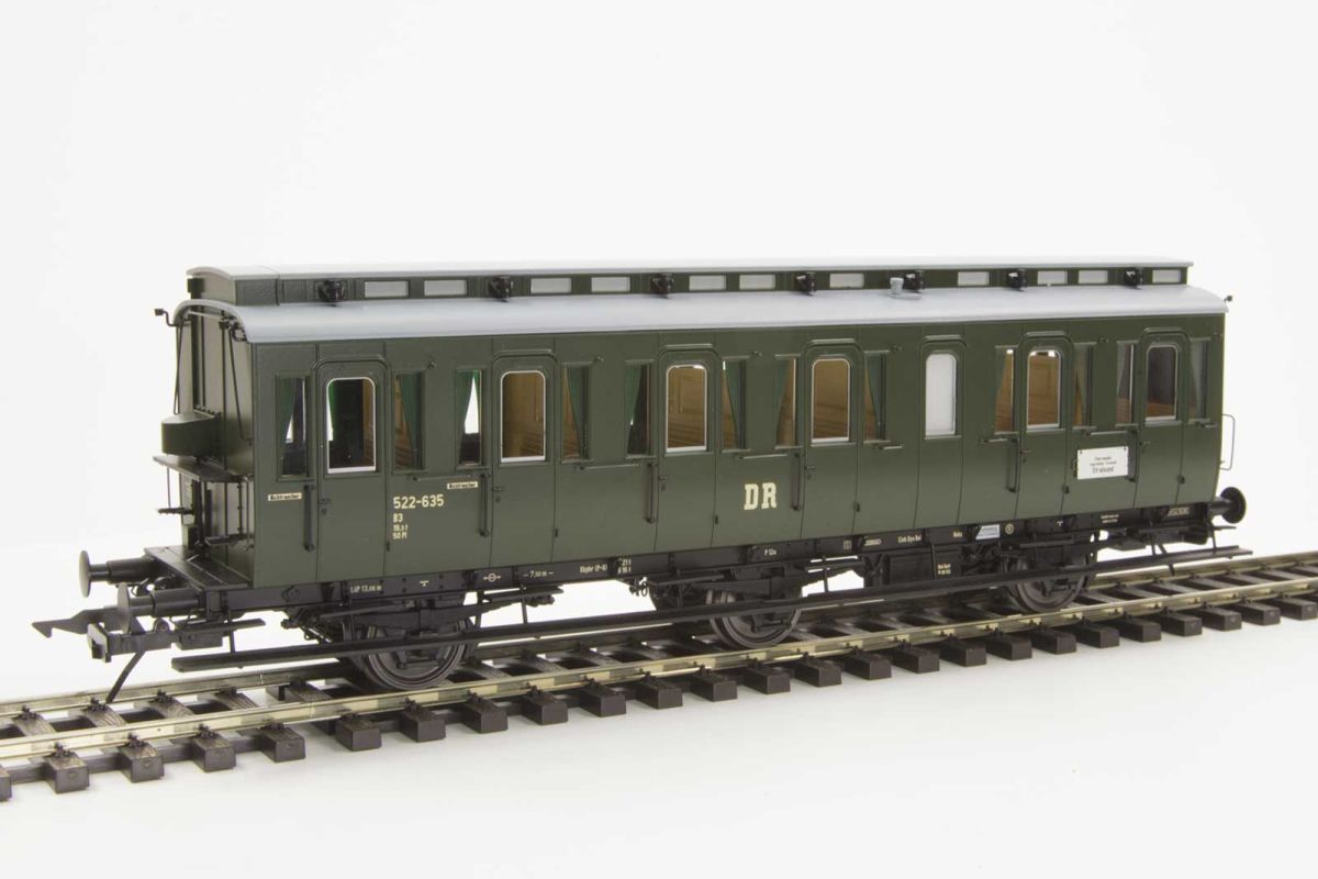 Lenz 0 41173-01 - Preußische Abteilwagen - Lenz Spur 0 | Modellbahn | Modelleisenbahn