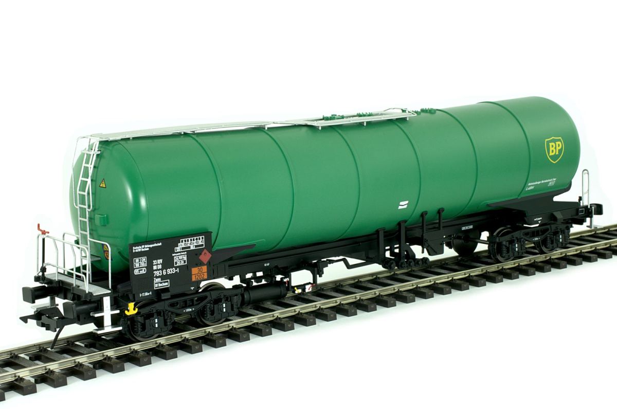 Lenz 0 42323-10 - Kesselwagen Zans, BP, grau und grün | Modellbahn | Modelleisenbahn