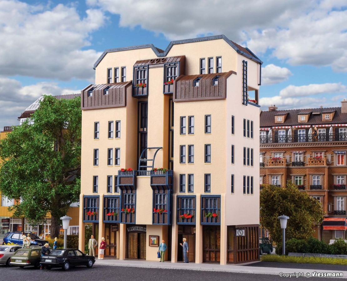 Vollmer H0 (1:87) 43801 - City-Wohnhaus | Modellbahn | Modelleisenbahn