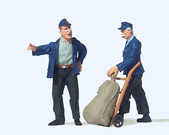 Preiser G 45098 - LGB Güterbodenpersonal | Modellbahn | Modelleisenbahn