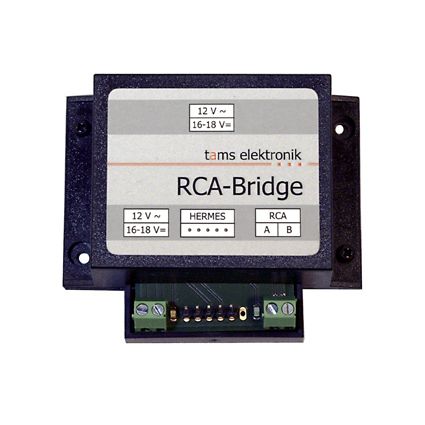 Tams Elektronik 46-01117-01 - RCA-Bridge, Fertig-Gerät (im Gehäuse) | Modellbahn | Modelleisenbahn