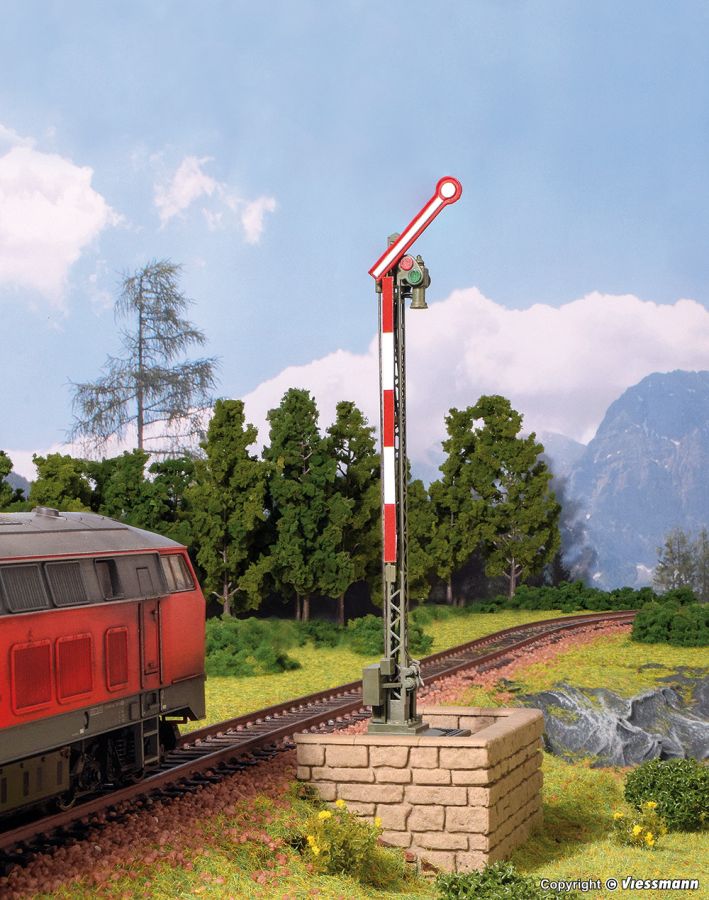 Viessmann H0 (1:87) 4700 - H0 Digital Form-Hauptsignal, einflügelig | Modellbahn | Modelleisenbahn