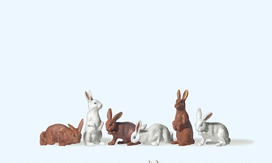 Preiser 47052 - 1:25 Kaninchen | Modellbau