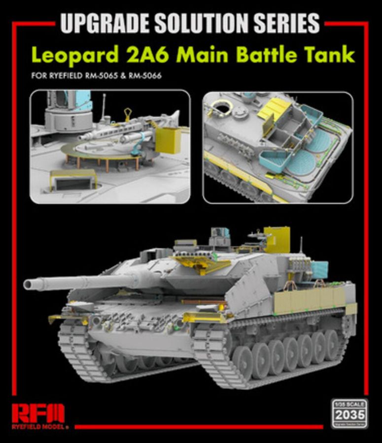 Rye Field Model 2035 - Upgrade set for 5065 & 5066 Leopard 2A6 | Modellbau