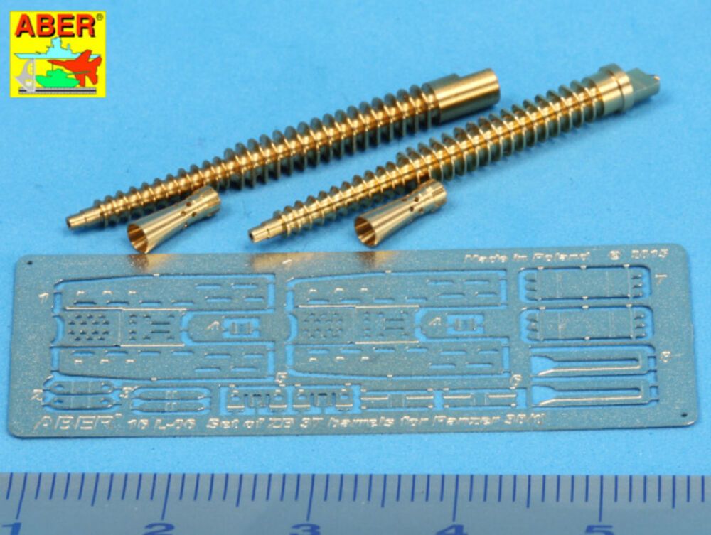 Aber Models 16 L-06 - Set of two barrels ZB 37 for Panzer 38(t) Modellbau