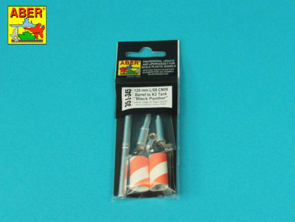 Aber Models 35 L-345 - 120 mm L/55 CN08 Barrel to K2 Tank Black Panther | Modellbau
