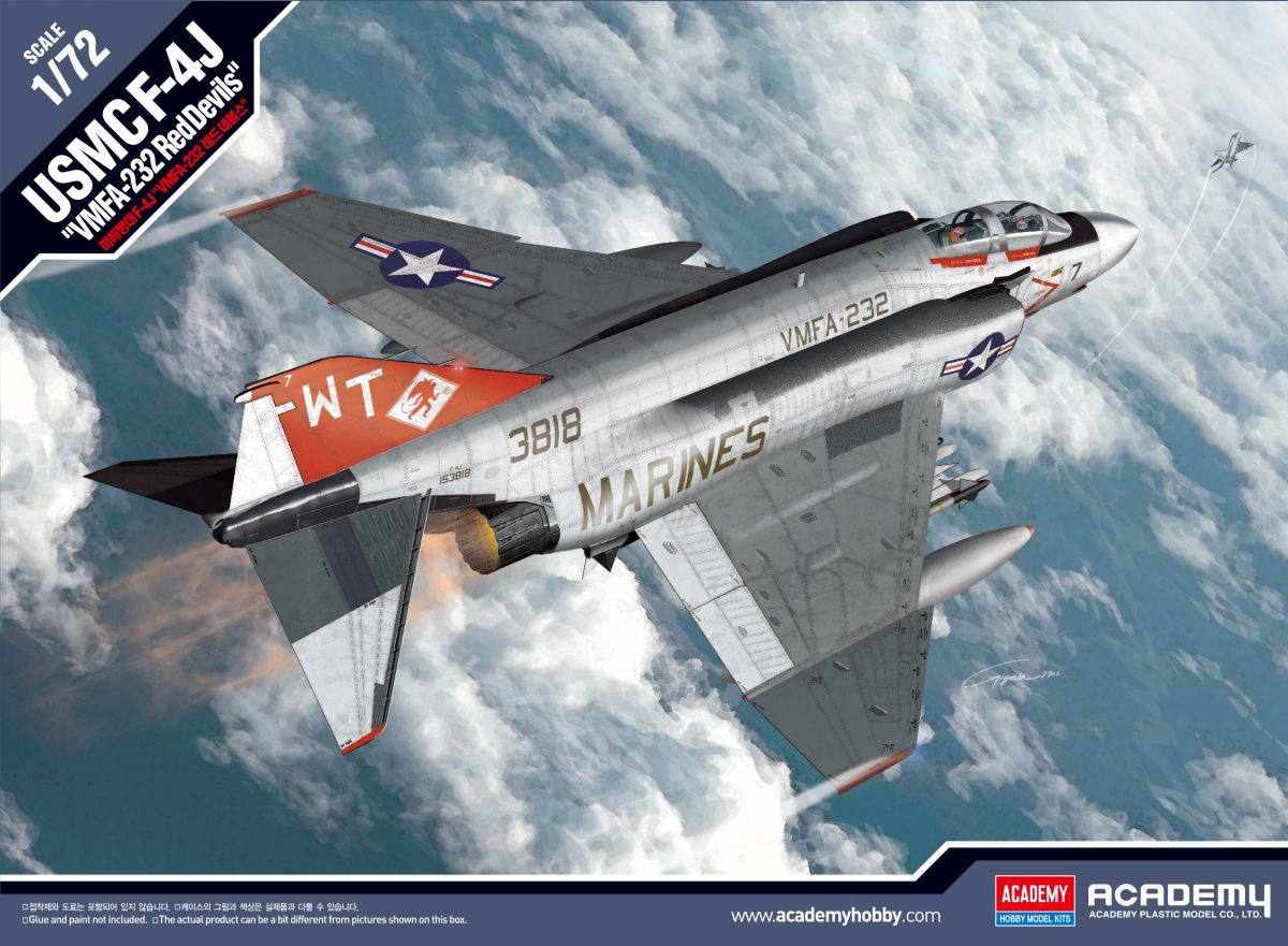 Academy 12556 - 1/72 USMC F-4J Vmfa-232 Red Devils | Modellbau
