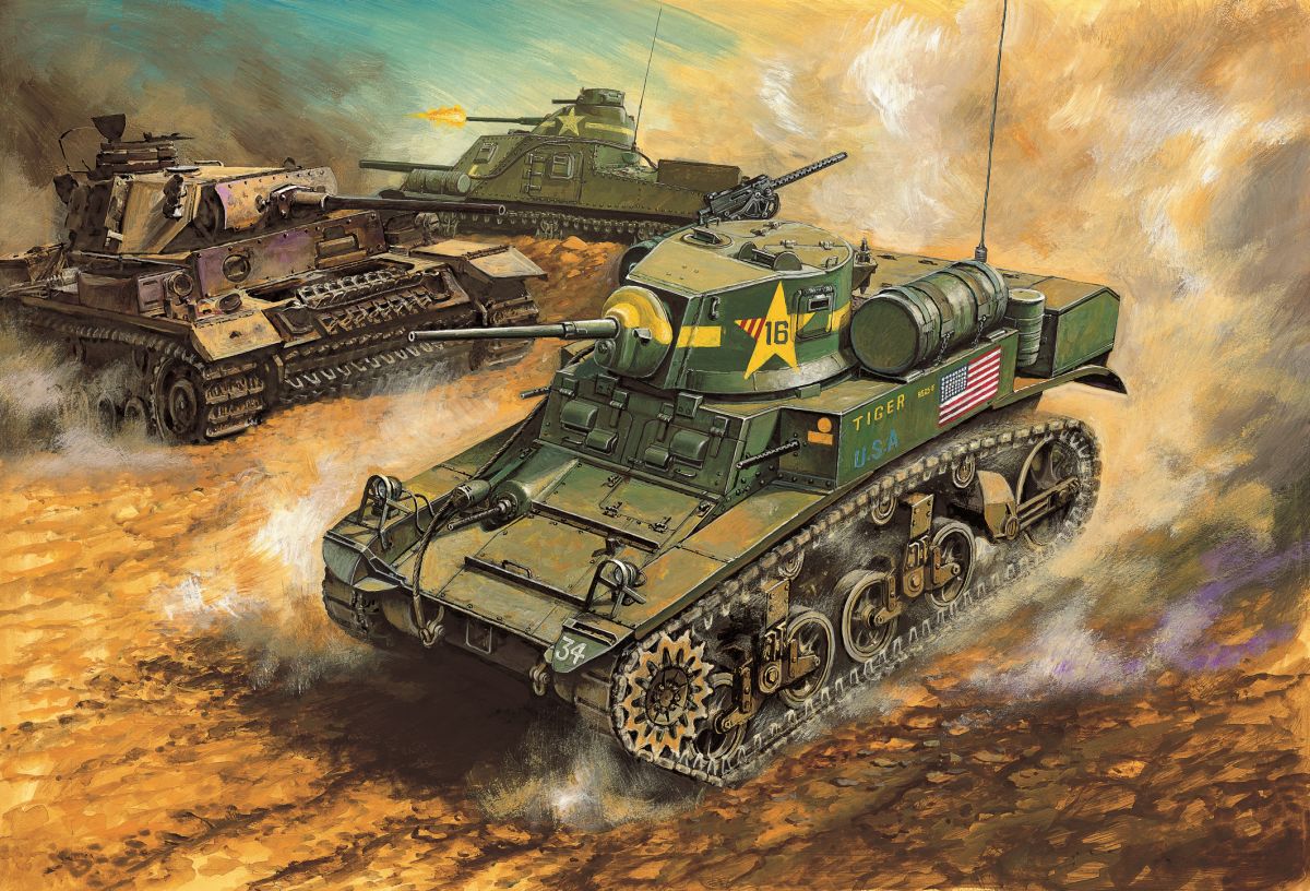 Academy 13269 - 1/35 US M3A1 Stuart | Modellbau