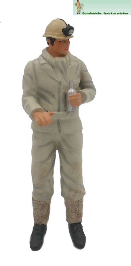 Prehm-Miniaturen G 500820 - Art.Nr. 500820 - Bergmann mit Kaffeeflasche | Modellbahn | Modelleisenbahn