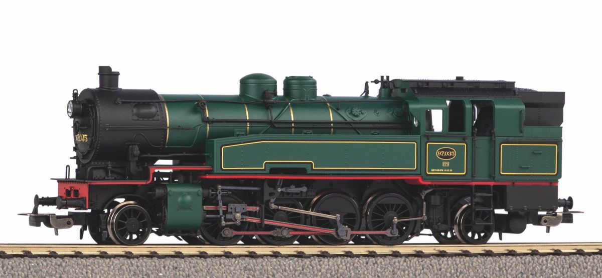 Piko H0 (1:87) 50658 - Dampflok Rh 97 SNCB III Wechselstromversion | Modellbahn | Modelleisenbahn