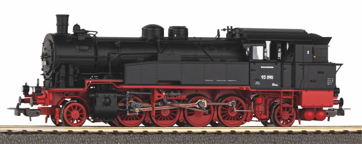 Piko H0 (1:87) 50666 - Sound-Dampflok BR 93 DR III Wechselstromversion, inkl. PIKO Sound-Decoder und Dampfgenerator | Modellbahn | Modelleisenbahn