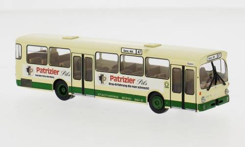 Brekina H0 (1:87) 50804 - Brekina, Mercedes O 305 Stadtbus, 1972, Stadtwerke Bonn - Patrizer, 1:87 | Modellbahn | Modelleisenbahn