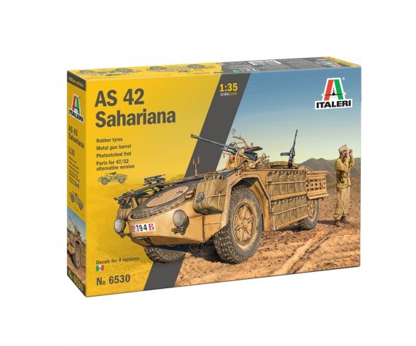 Italeri 510006530 - 1:35 AS 42 Sahariana | Modellbau