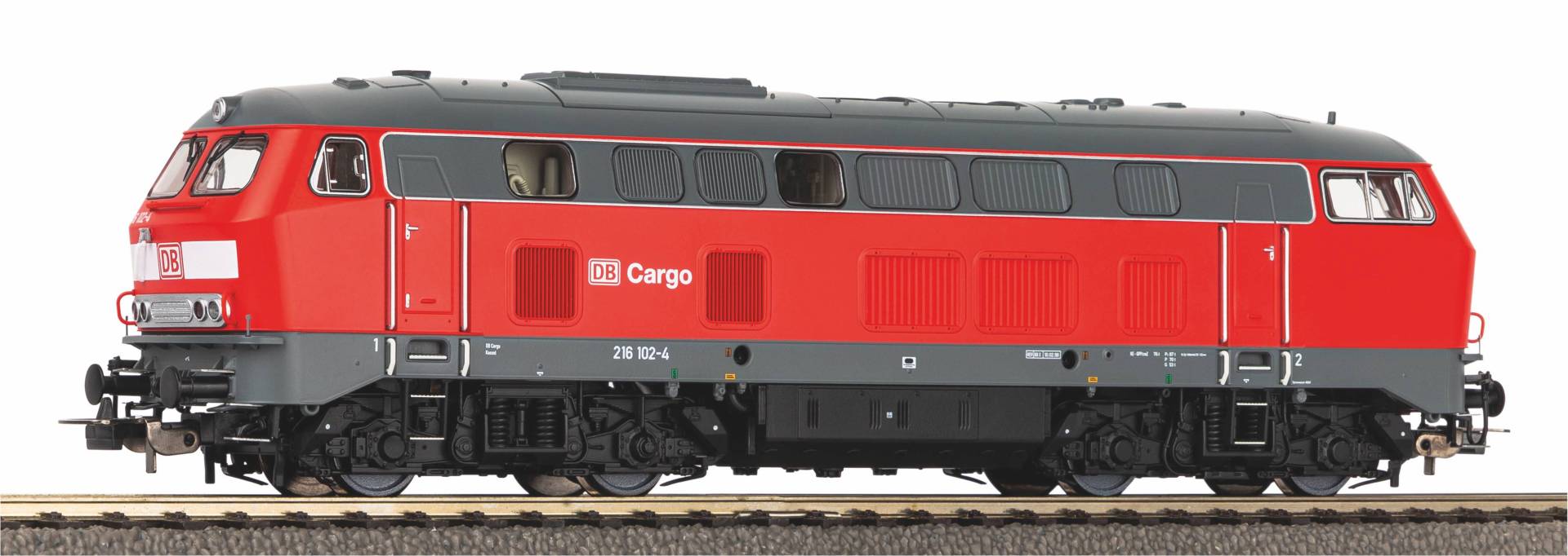 Piko H0 (1:87) 52568 - Sound-Diesellok BR 216 DB Cargo V, inkl. PIKO Sound-Decoder | Modellbahn | Modelleisenbahn