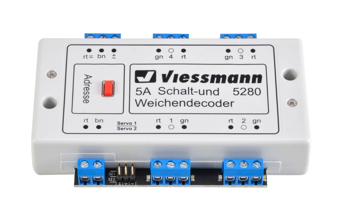 Viessmann 5280 - Multiprotokoll Schalt- und Weichendecoder | Modellbahn | Modelleisenbahn