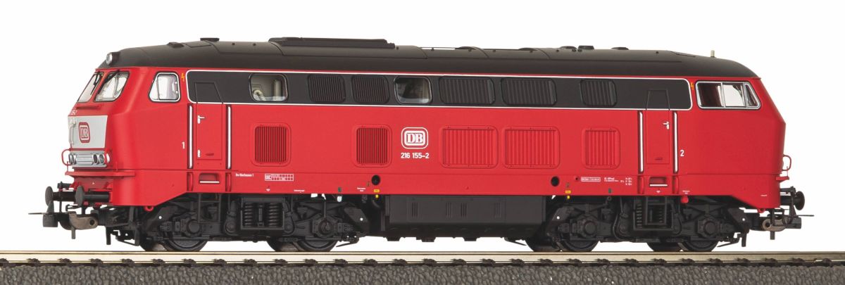 Piko H0 (1:87) 52943 - Sound-Diesellok BR 216 DB IV Wechselstromversion, inkl. PIKO Sound-Decoder | Modellbahn | Modelleisenbahn