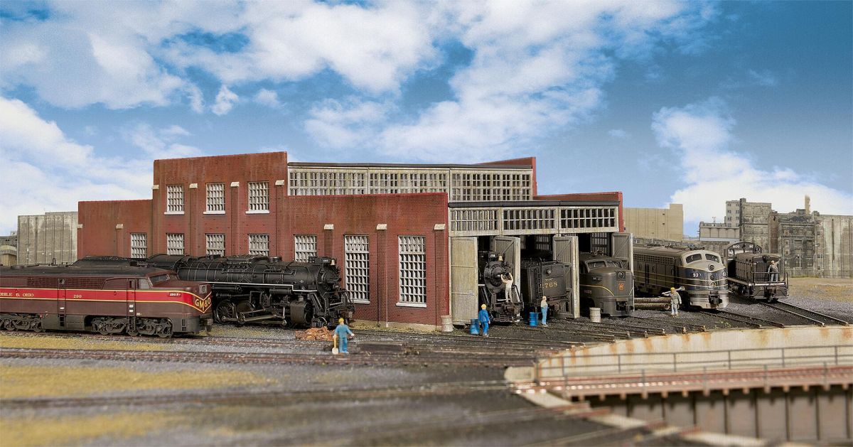 Walthers N 533261 - Lokschuppen, Erweiterungsset | Modellbahn | Modelleisenbahn