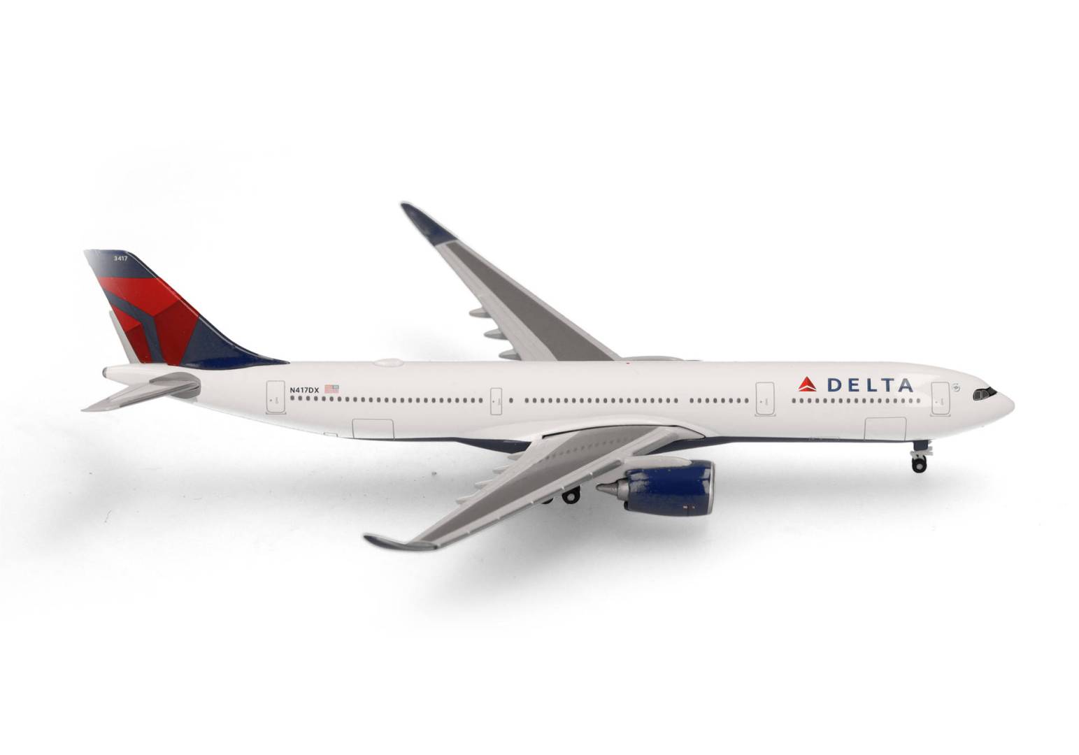 Herpa 533515-001 - Delta Air Lines Airbus A330-900neo - N417DX | Modellbahn | Modelleisenbahn