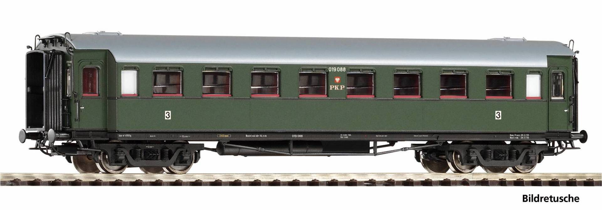 Piko H0 (1:87) 53372 - Schnellzugwagen PKP III | Modellbahn | Modelleisenbahn