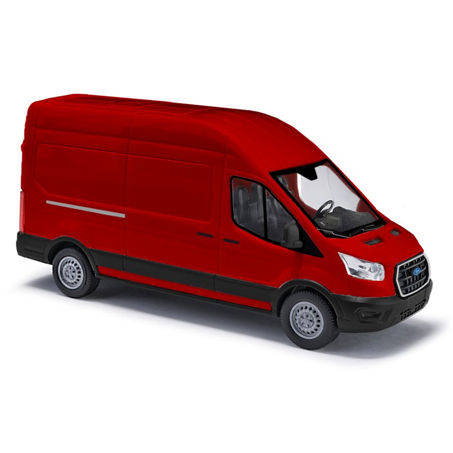 Busch H0 (1:87) 54500 - Ford Transit 2014 »Facelift« Kastenwagen, Rot | Modellbahn | Modelleisenbahn