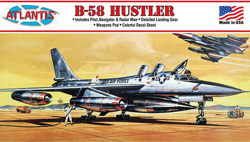 Atlantis 560252 - 1/91 Convair B-58 Hustler Jet | Modellbau
