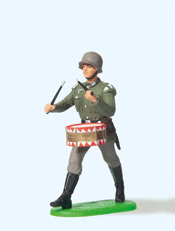 Preiser 56090 - 1:25 Wehrm. Musiker m.Trommel | Modellbau