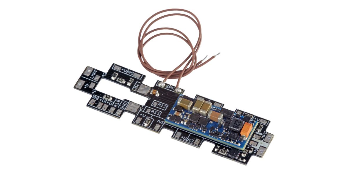 ESU 58941-S0544 - LokSound 5 micro DCC Direct Kato USA Widebody, Retail, Spurweite: N - bespielt mit: Diesel Dual-CAT-8-D17000 Speicher 128MBit |