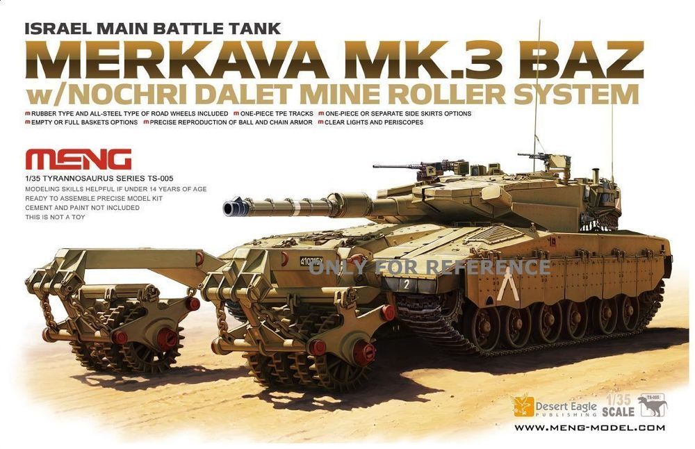 MENG-Model TS-005 - 1:35 Israel Main Battle Tank Merkava Mk.3 BAZ | Modellbau