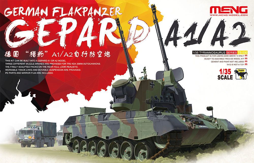 MENG-Model TS-030 - German Flakpanzer Gepard A1/A2 | Modellbau