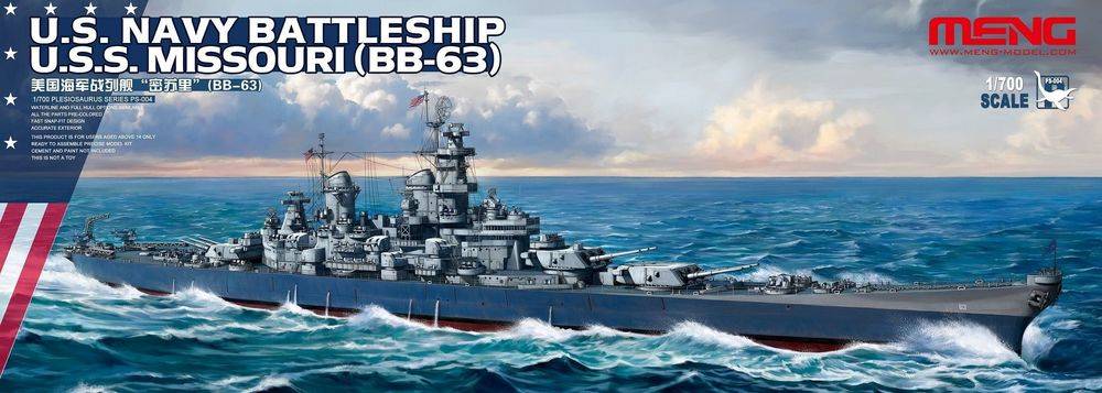 MENG-Model PS-004 - U.S. Navy Battleship U.S.S. Missouri (BB-63) | Modellbau