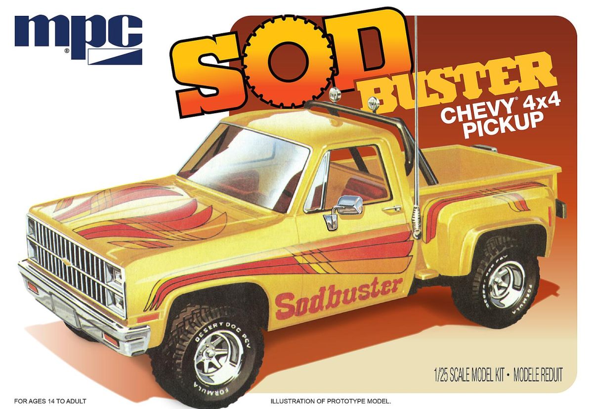 Round2 593972 - 1/25 1981 Chevy Stepside Pickup Sod Buster | Modellbau